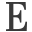 e
