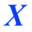 x
