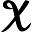 x