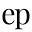 e