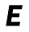 e