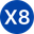 x