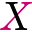 x