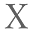 x