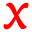 x