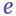 e