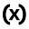 x